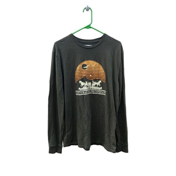 Levi’s Long Sleeve Large (L) Horse Sunset T-Shirt - Picture 1 of 4